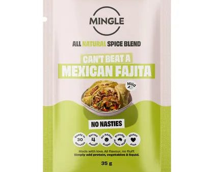 Mingle Mexican Fajita All Natural Recipe Base 12x35g Discount