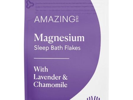 Amazing Oils Magnesium Sleep Bath Flakes With Lavender & Chamomile 800g Sale