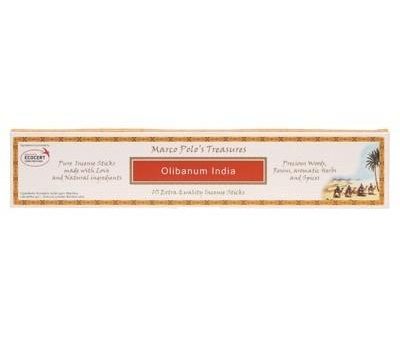 Marco Polo s Treasures Incense Sticks Olibanum India - 10 Pack Online