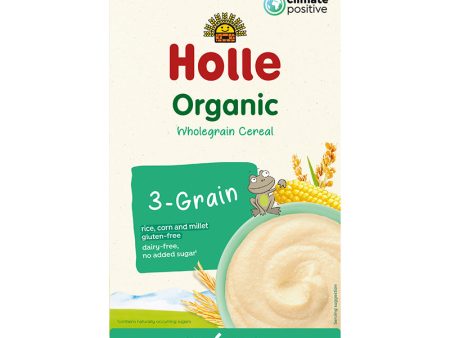 Holle Organic 3 Grain Porridge 250g - From 6 Months For Cheap