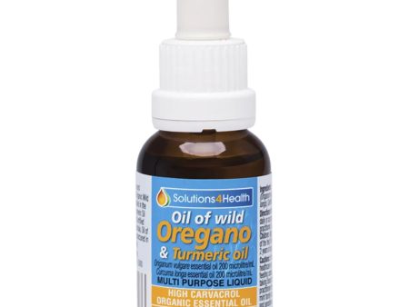 Solutions 4 Health Oil of Wild Oregano with Turmeric Oil 25ml Online now