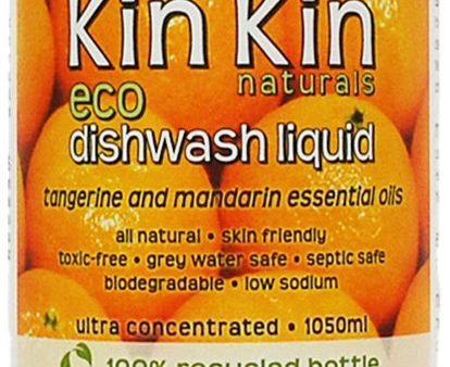 Kin Kin Naturals Eco Dishwash Liquid Tangerine 1050ml Sale