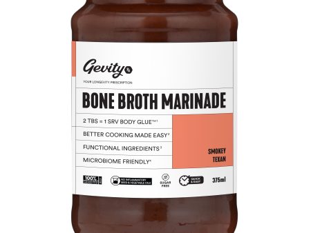 Gevity Rx Broth Marinade Smokey Texan 375ml Discount