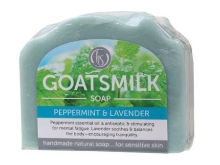 Harmony Soapworks Peppermint & Lavender Goat s Milk Soap 140g x 5 packs Cheap