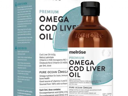 Melrose Cod Liver Oil (Health & Vision) 500ml Hot on Sale