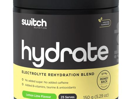 Switch Nutrition Hydrate Electrolytes 150g - Lemon Lime Hot on Sale