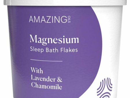 Amazing Oils Magnesium Sleep Bath Flakes With Lavender & Chamomile 2kg Online Sale