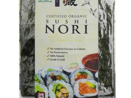 Kura Certified Organic Sushi Nori 28g (10 sheets) Fashion