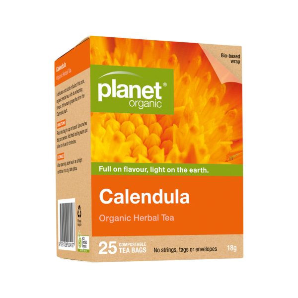 Planet Organic Organic Herbal Tea Calendula x 25 Tea Bags on Sale