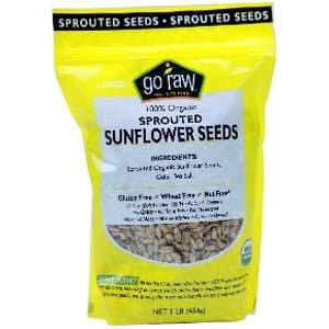 Go Raw Sunflower Seeds, Sprouted, Organic - 1 lb. Hot on Sale