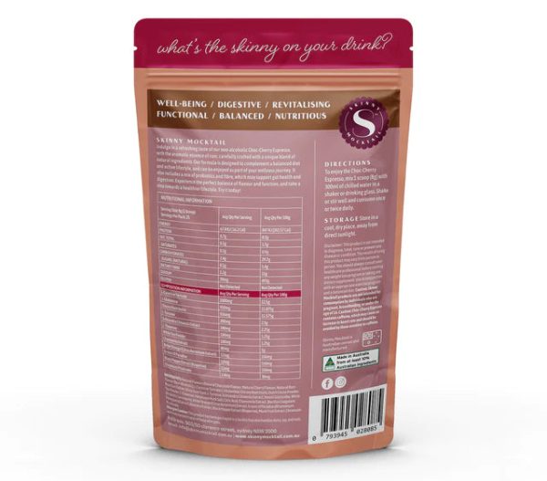 Skinny Mocktail Choc-Cherry Espresso 200g Cheap