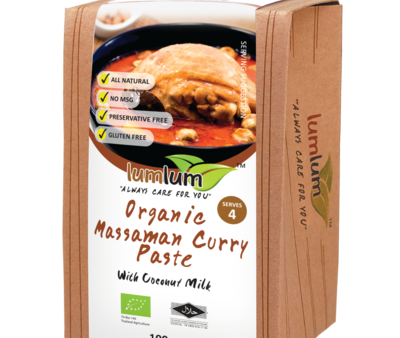 Lum Lum Organic Massaman Curry Paste 100g Supply