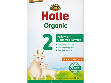 Holle Organic Goat Milk Infant Follow-On Formula 2 with DHA 400g For Sale