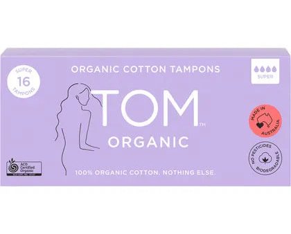 TOM Organic Tampons Super 12x16pk Online Sale