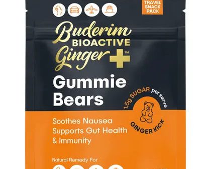 Buderim Ginger BioActive+ Gummie Bears 25g Supply