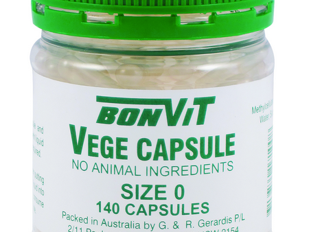 Bonvit Empty Vege Capsules Size 00 100 Caps For Cheap