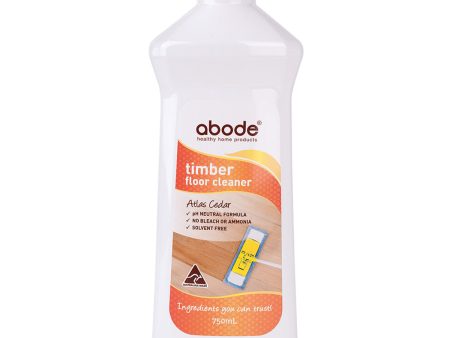 Abode Timber Floor Cleaner Atlas Cedar 750ml Hot on Sale