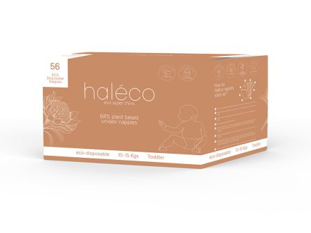 Haléco Toddler Nappies (10-15kg) 56 Pk Online