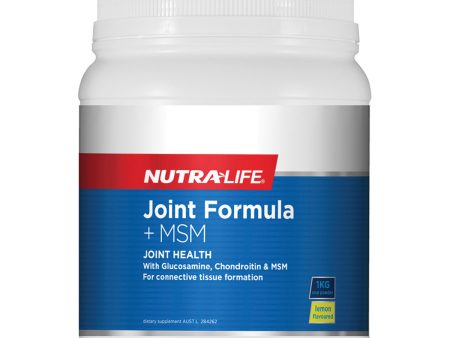 NutraLife Joint Formula + MSM (Lemon Flavoured) Oral Powder 1kg For Discount