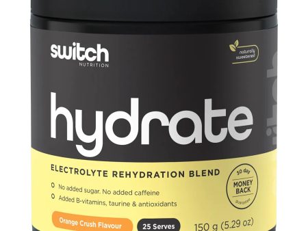 Switch Nutrition Hydrate Electrolytes 150g - Orange Crush Sale