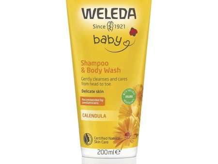 Weleda Baby Calendula Shampoo And Body Wash 200ml For Discount