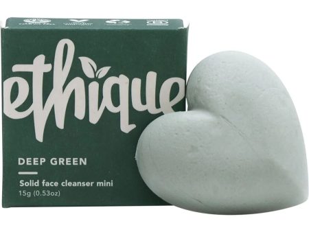 Ethique Solid Face Cleanser Mini Deep Green Oily Normal 15g Online Sale