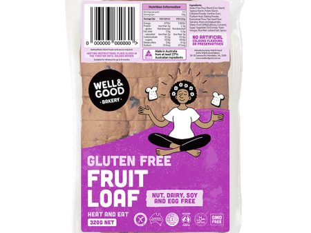 Well & Good - Gluten Free Fruit Loaf 320g Fashion