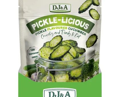 DJ&A Pickle-Licious Pickle Flavoured Cucumber 9x50g on Sale