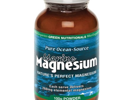 Green Nutritionals Pure Ocean-Source Marine Magnesium Powder 100g Online Sale