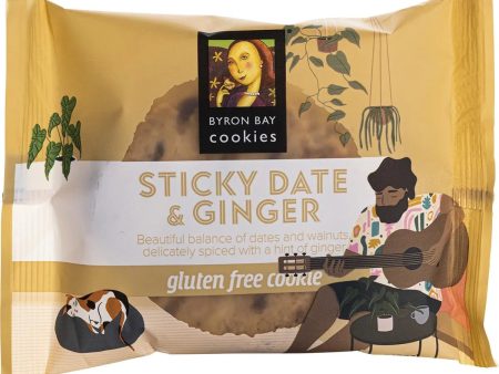 Byron Bay Cookies Gluten Free Sticky Date & Ginger 60g x 12 For Cheap