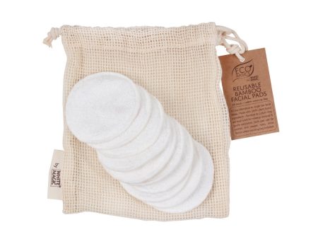 White Magic Reusable Bamboo Facial Pads 10pk Hot on Sale