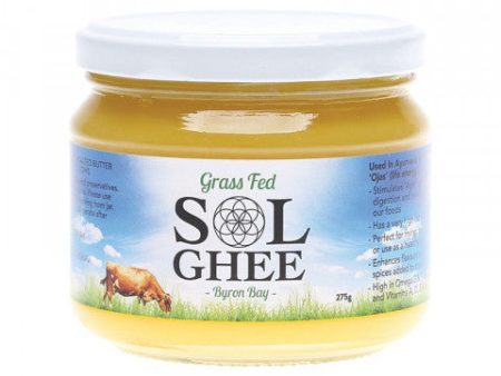 Sol Organics Grass Fed Ghee 275g Supply