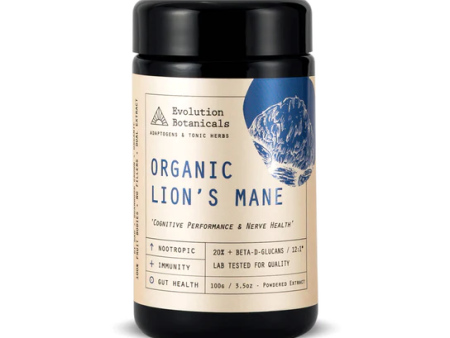 Evolution Botanicals Organic Lion s Mane Food For Thought 100g Fashion