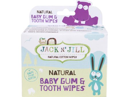 Jack N  Jill Natural Baby Gum & Tooth Wipes (0 months+) x 25 Pack Hot on Sale