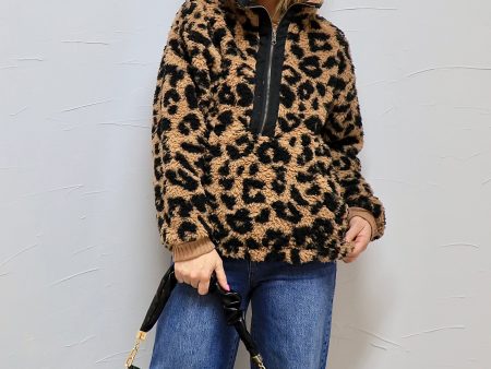 Shelly s Sherpa Leopard Fleece Discount