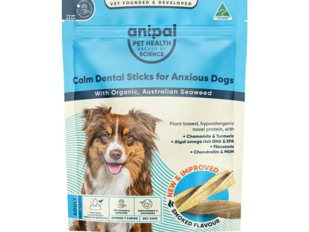 Anipal Calm Dental Sticks For Anxious Dogs Smoked Flavour 210g Online Hot Sale