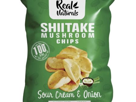 Real Naturals Shiitake Mushroom Chips Sour Cream & Onion 12x32g Online