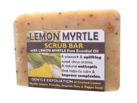 Harmony Soapworks Lemon Myrtle Scrub Bar 140g x 5 packs For Discount