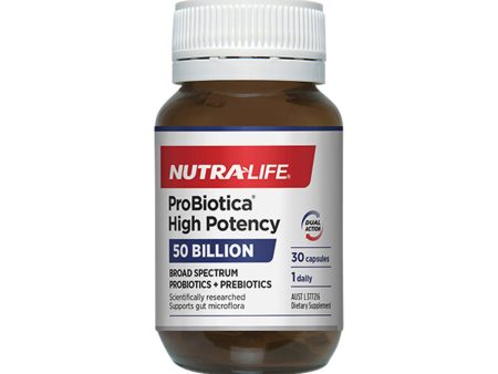 NutraLife ProBiotica High Potency (50 Billion) 30c Online now