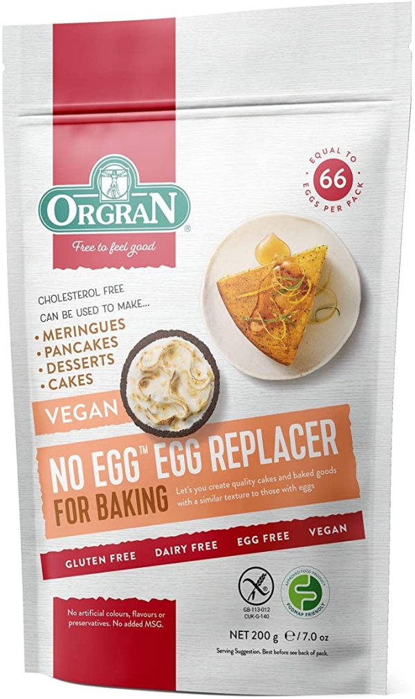 Orgran No Egg Natural Egg Replacer 200g x8 Supply