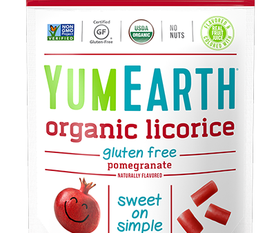 Yum Earth Organic Licorice Pomegranate 142g x 6 Hot on Sale