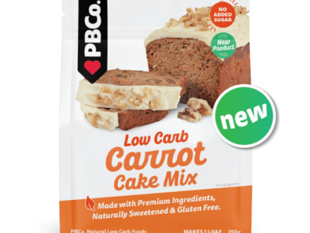 PBCo Carrot Cake Mix Low Carb 350g Cheap