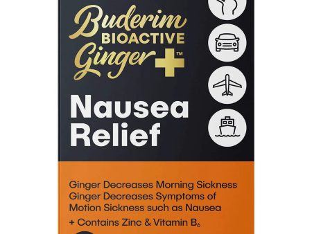 Buderim Ginger BioActive+ Nausea Relief Capsules 7 Caps For Discount