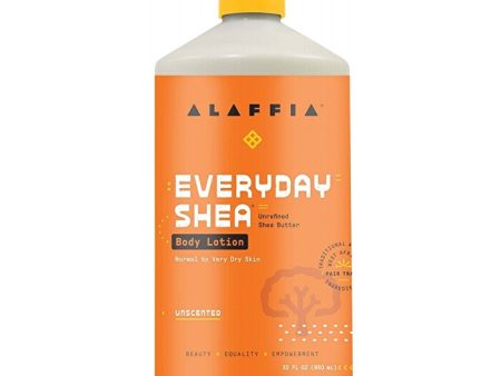 Alaffia Everyday Shea Unscented Lotion 950ml Supply