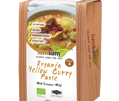 Lum Lum Organic Yellow Curry Paste 100g Sale