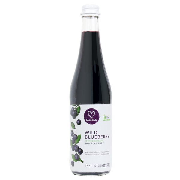 Lovin’ Body Certified Organic Wild Blueberry 100% Pure Juice 510mL Fashion