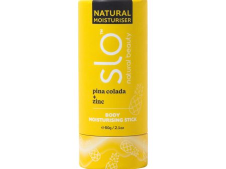 Slo Natural Beauty Natural Body Moisturising Stick Pina Colada + Zinc 60g Online