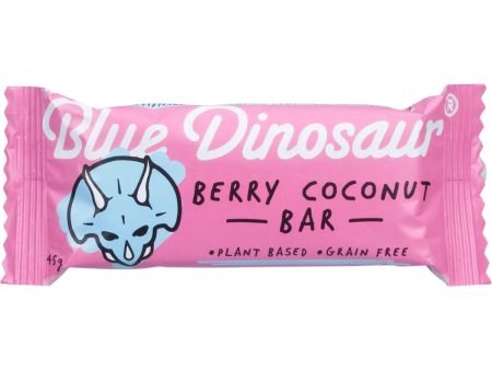 Blue Dinosaur Berry & Coconut Bar 45g x 12 Hot on Sale