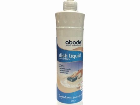 Abode Dish Liquid Concentrate Zero 500ml Fashion