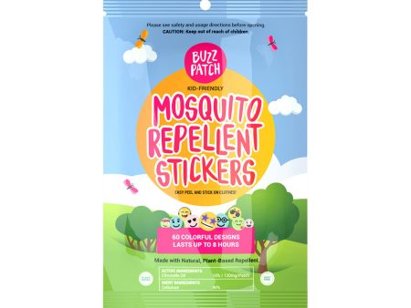 The Natural Patch Co. BuzzPatch Organic Mosquito Repellent Stickers 24 Pack Online Sale